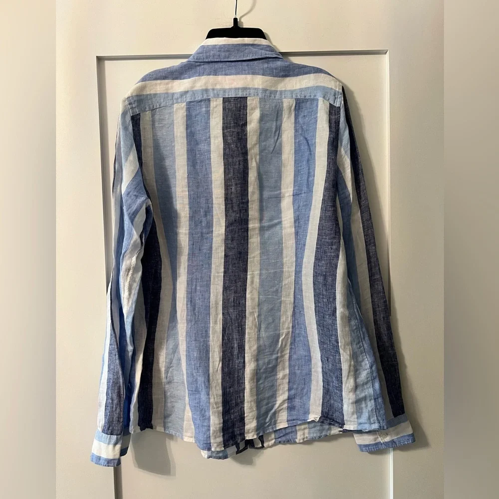 Island Company 100% Linen Button-Down Shirt – Size L - Picture 2 of 8